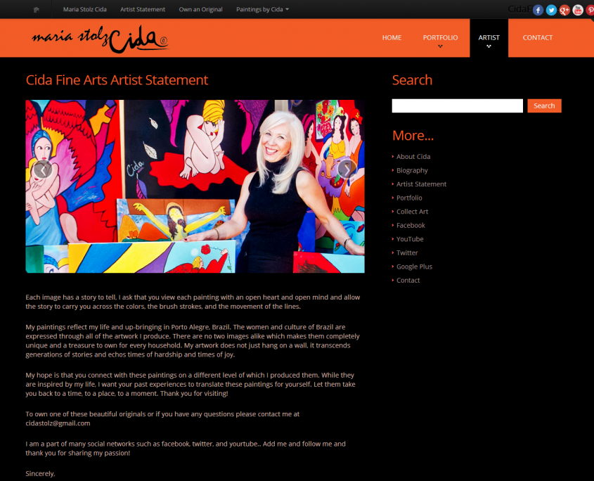 Cida Fine Arts Statement