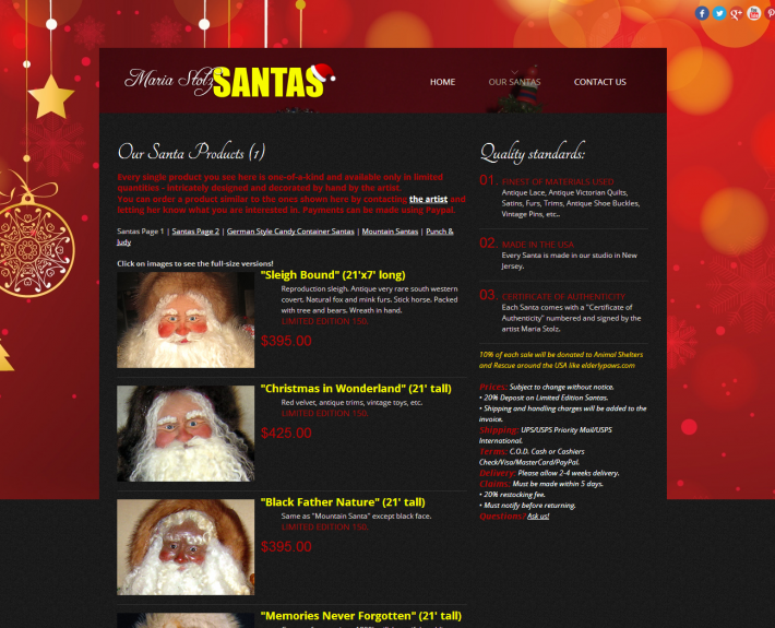 Maria Stolz Santas Inventory
