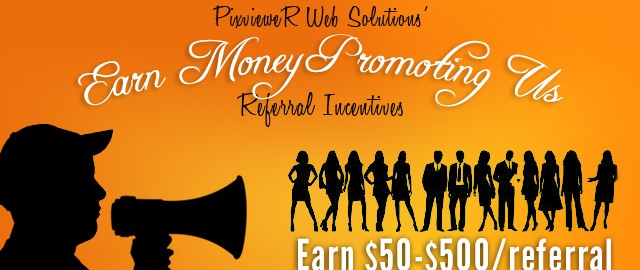 Earn $50 to $500 for each new customer you refer