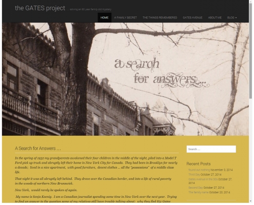 The Gates Project Blog