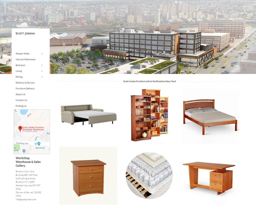 Scott Jordan Furniture Workshop, Warehouse & Sales Gallery